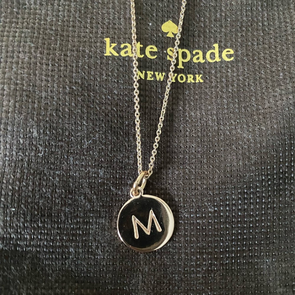 Kate Spade Initial Pendant “M”